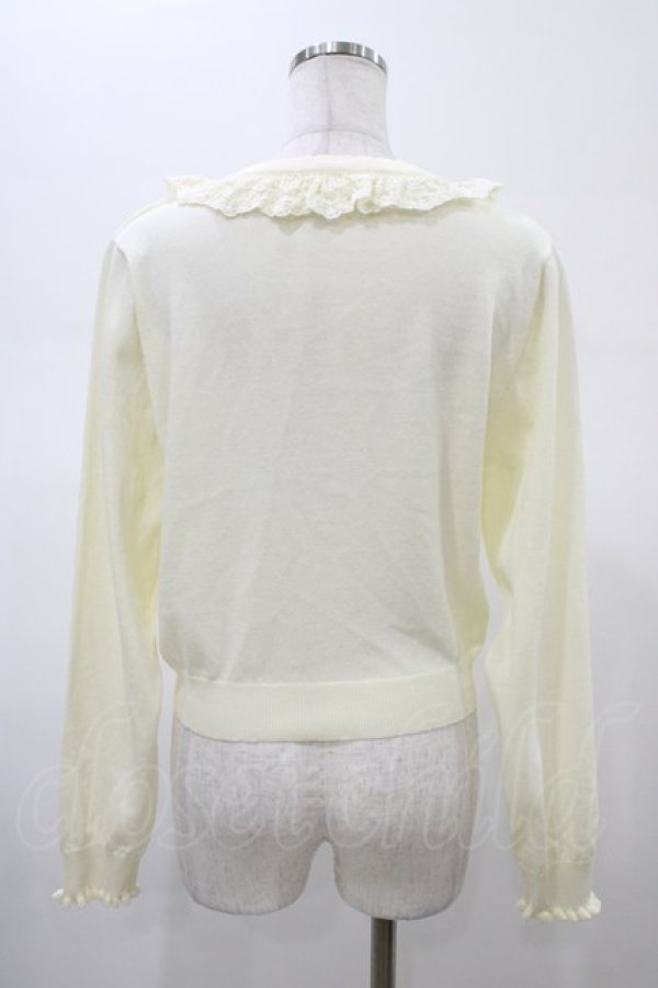 画像2: m petit by misako / TT*AOKフリルニットCD L オフ H-26-02-09-055-LO-TO-NS-ZH (2)