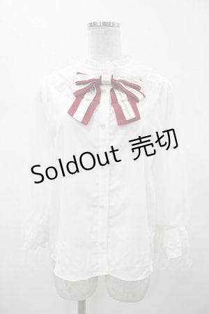 画像: axes femme / マイメロディ/ブラウス Free オフ/レッド H-26-02-09-057-AX-BL-NS-ZH