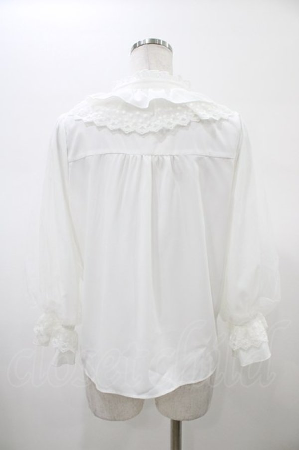 画像2: axes femme / マイメロディ/ブラウス Free オフ/レッド H-26-02-09-057-AX-BL-NS-ZH (2)