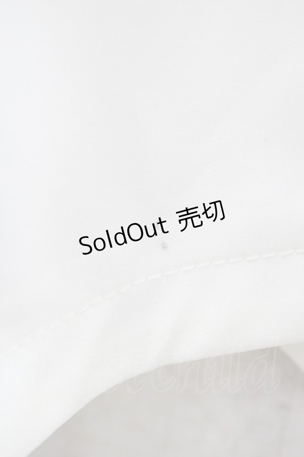 画像4: axes femme / 彼岸花柄ショートシャツ M オフ H-26-02-09-058-AX-BL-NS-ZH (4)