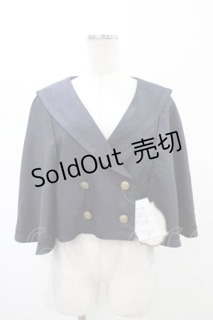 画像: Kurumi Collaboration / マリンアカデミアケープ L ネイビー H-26-02-09-061-0-JA-NS-ZH