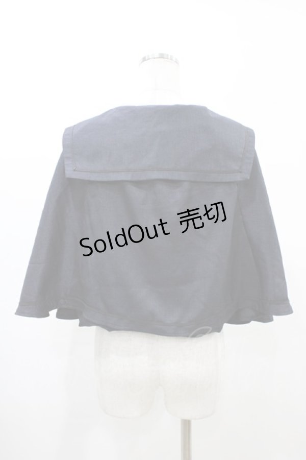 画像2: Kurumi Collaboration / マリンアカデミアケープ L ネイビー H-26-02-09-061-0-JA-NS-ZH (2)