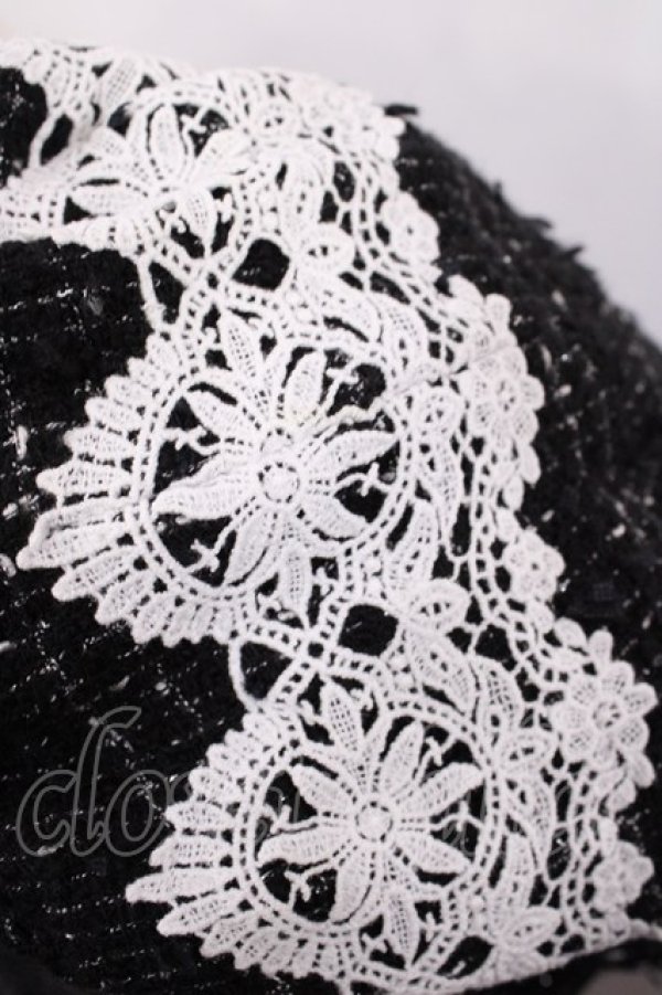 画像4: JESUS DIAMANTE / ロココドールワンピV 38 ブラック H-26-02-09-1006-JE-OP-NS-ZH (4)