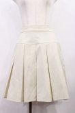 画像1: Fi.n.t / ローウエスト切替プリーツミニスカート Free IVORY H-26-02-09-1009-CA-SK-NS-ZH (1)