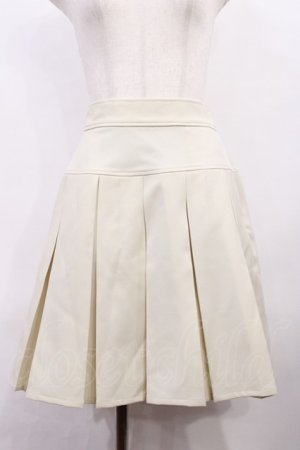 画像: Fi.n.t / ローウエスト切替プリーツミニスカート Free IVORY H-26-02-09-1009-CA-SK-NS-ZH