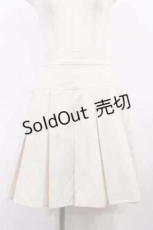 画像: Fi.n.t / ローウエスト切替プリーツミニスカート Free IVORY H-26-02-09-1009-CA-SK-NS-ZH