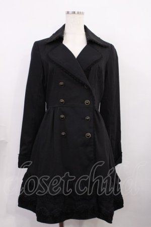 画像: axes femme / トレンチコート M ブラック H-26-02-09-1013-AX-CO-NS-ZH