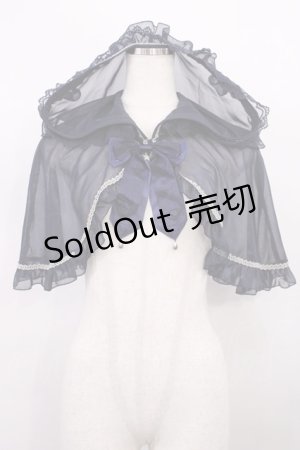 画像: metamorphose / Magical hoodieケープ Free ネイビー H-26-02-09-1019-ME-TO-NS-ZH
