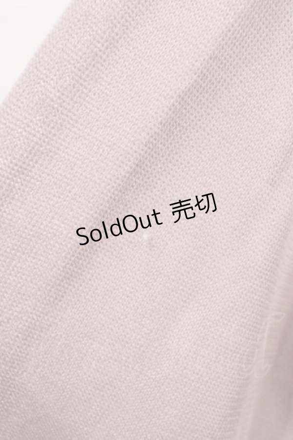 画像3: an another angelus / ローズ絵画釦シアーニットカーディガン Free L/PINK H-26-02-09-1020-CA-TO-NS-ZH (3)