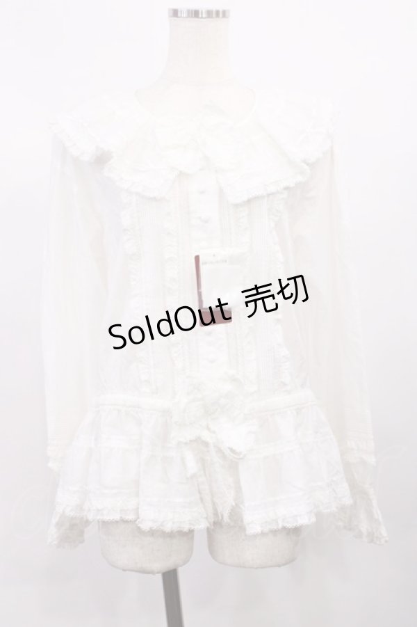 画像1: PINK HOUSE / ローンオーバーブラウス Free オフ H-26-02-09-1023-LO-BL-NS-ZH (1)