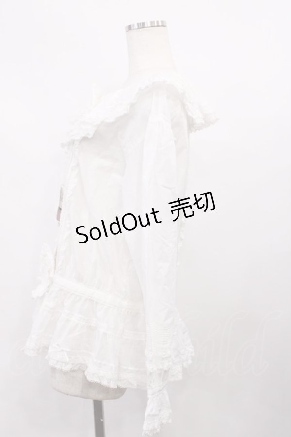 画像2: PINK HOUSE / ローンオーバーブラウス Free オフ H-26-02-09-1023-LO-BL-NS-ZH (2)