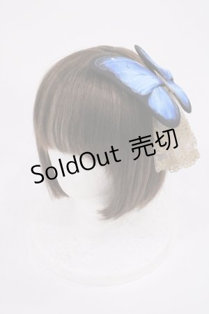 画像: Royal Princess Alice / Morpho Butterfly粟木こぼねコラボ カチューシャ  ブルー H-26-02-09-1024-LO-AC-NS-ZH