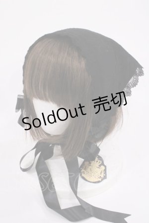 画像: ALICE and the PIRATES / レースバブーシュカ  ブラック H-26-02-09-1030-PA-AC-NS-ZH