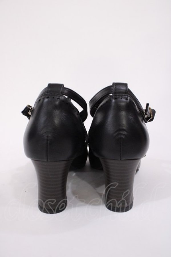 画像3: ALICE and the PIRATES / クラシカルコンビパンプス M ブラック H-26-02-09-1033-PA-SH-NS-ZH (3)