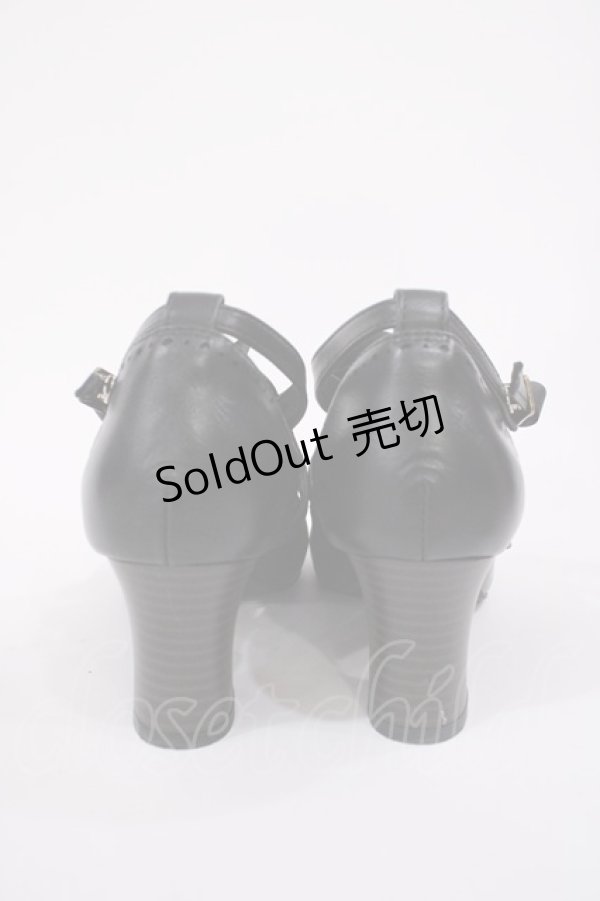 画像3: ALICE and the PIRATES / クラシカルコンビパンプス M ブラック H-26-02-09-1033-PA-SH-NS-ZH (3)