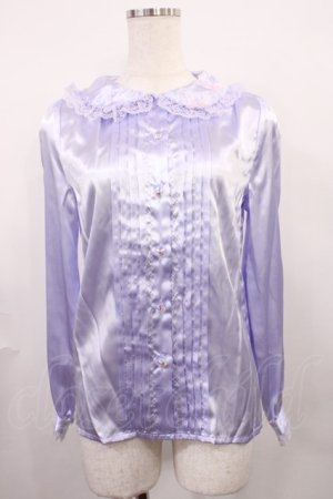 画像: Nile Perch / サテンブラウス Free ラベンダー H-26-02-09-1034-LO-BL-NS-ZH
