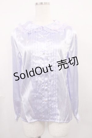 画像: Nile Perch / サテンブラウス Free ラベンダー H-26-02-09-1034-LO-BL-NS-ZH