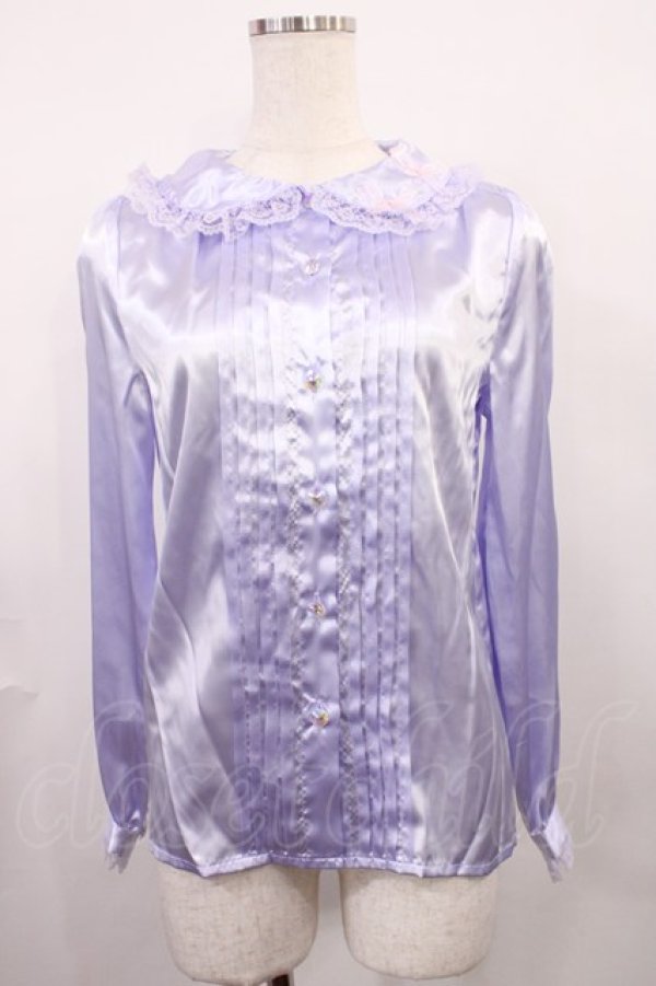 画像1: Nile Perch / サテンブラウス Free ラベンダー H-26-02-09-1034-LO-BL-NS-ZH (1)