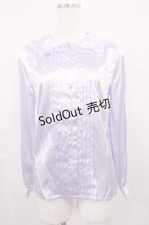 画像1: Nile Perch / サテンブラウス Free ラベンダー H-26-02-09-1034-LO-BL-NS-ZH (1)