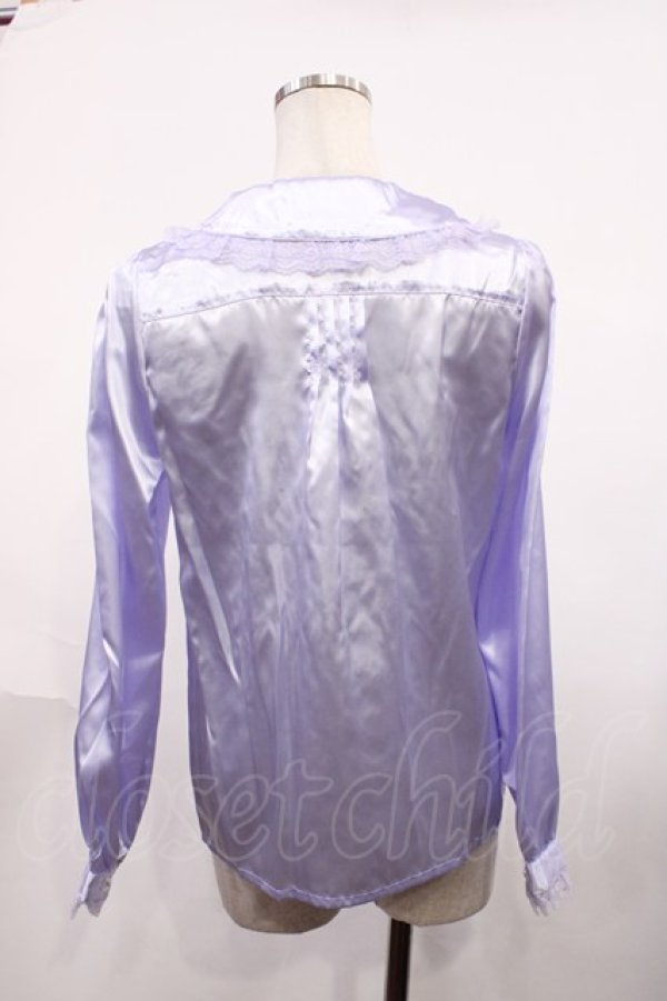 画像2: Nile Perch / サテンブラウス Free ラベンダー H-26-02-09-1034-LO-BL-NS-ZH (2)