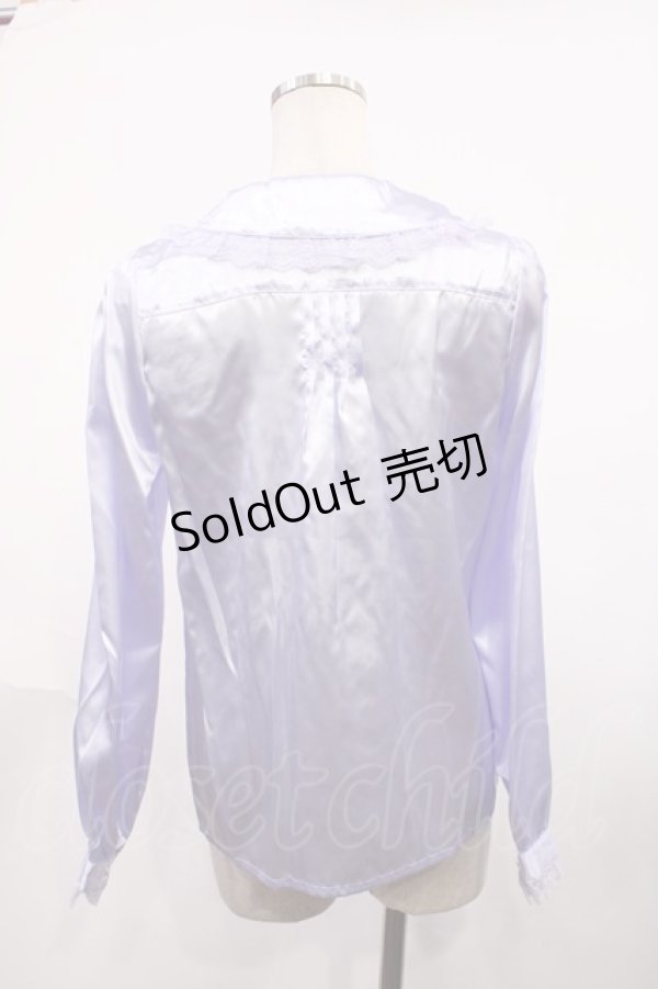 画像2: Nile Perch / サテンブラウス Free ラベンダー H-26-02-09-1034-LO-BL-NS-ZH (2)