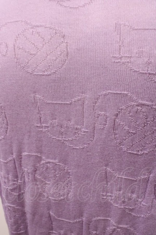 画像3: Nile Perch / 透かし編みカーディガン Free ラベンダー H-26-02-09-1035-LO-TO-NS-ZH (3)