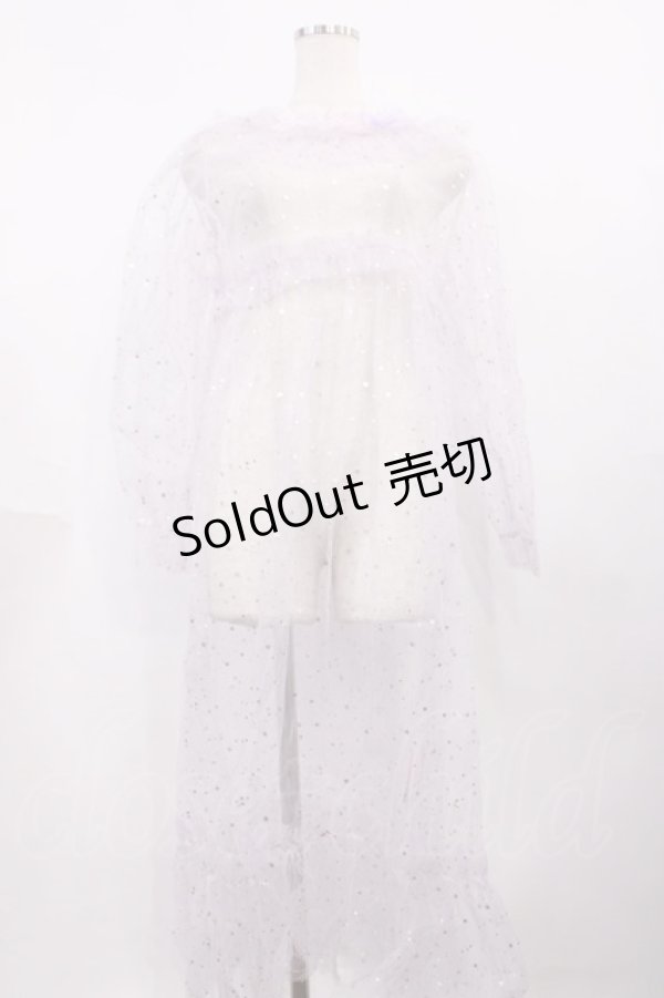 画像1: Nile Perch / チュールオーバードレス Free ラベンダー H-26-02-09-1036-LO-OP-NS-ZH (1)