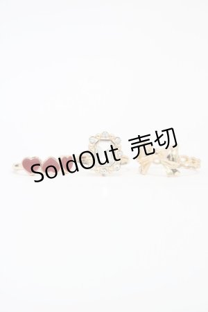 画像: m petit by misako / AM3Pハートラインリング 13号×1/11号×2 ゴールド H-26-02-09-011-LO-AC-NS-ZH