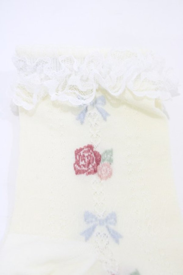 画像2: m petit by misako / AMCSマロンクリームレース  生成り H-26-02-09-017-LO-ZA-NS-ZH (2)