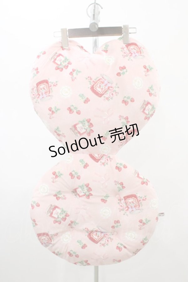 画像1: m petit by misako / クッション  ピンク H-26-02-09-003-LO-ZA-NS-ZH (1)