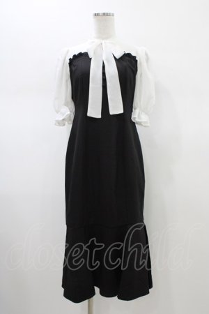 画像: EATME / ボウタイマーメイドワンピース S ブラック H-26-02-09-023-LO-OP-NS-ZH