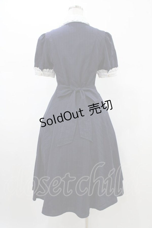 画像2: Secret Honey / ストライプワンピース Free ネイビー H-26-02-09-029-CA-SK-NS-ZH (2)