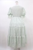 画像2: Hudson honey / しぃぺろ/小花柄ワンピース LL ミント H-26-02-09-033-0-OP-NS-ZH (2)