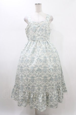 画像: m petit by misako / MSKトワルドジュイジャンパースカート LL オフ/サックス H-26-02-09-036-LO-SK-NS-ZH