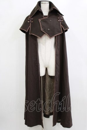 画像: Ozz Croce / 松本零士コラボマント  茶 H-26-02-10-025-OO-JA-KB-ZH