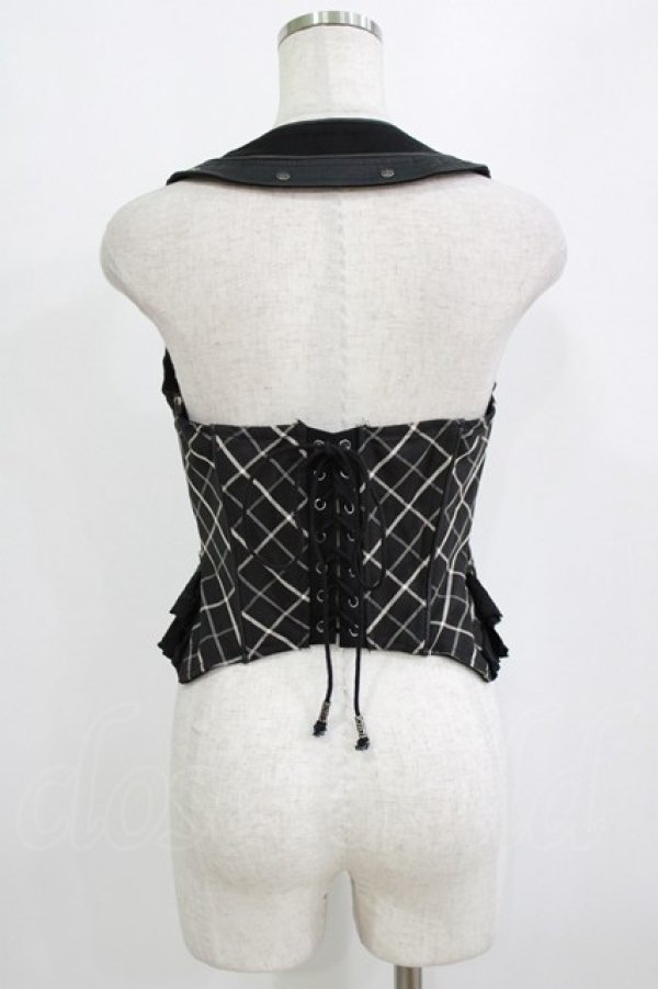 画像6: OZZ ANGELO / ローズハンティングケープ付きベスト  ブラック H-26-02-10-027-OO-TO-KB-ZH (6)