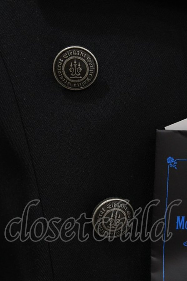 画像4: Moi-meme-Moitie / パイピングケープジャケット 9号 ブラック H-26-02-10-029-MO-JA-KB-ZH (4)