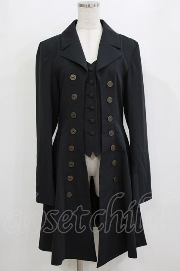 画像1: ATELIER BOZ / ローランドジャケット  ブラック H-26-02-10-030-EL-CO-KB-ZH (1)