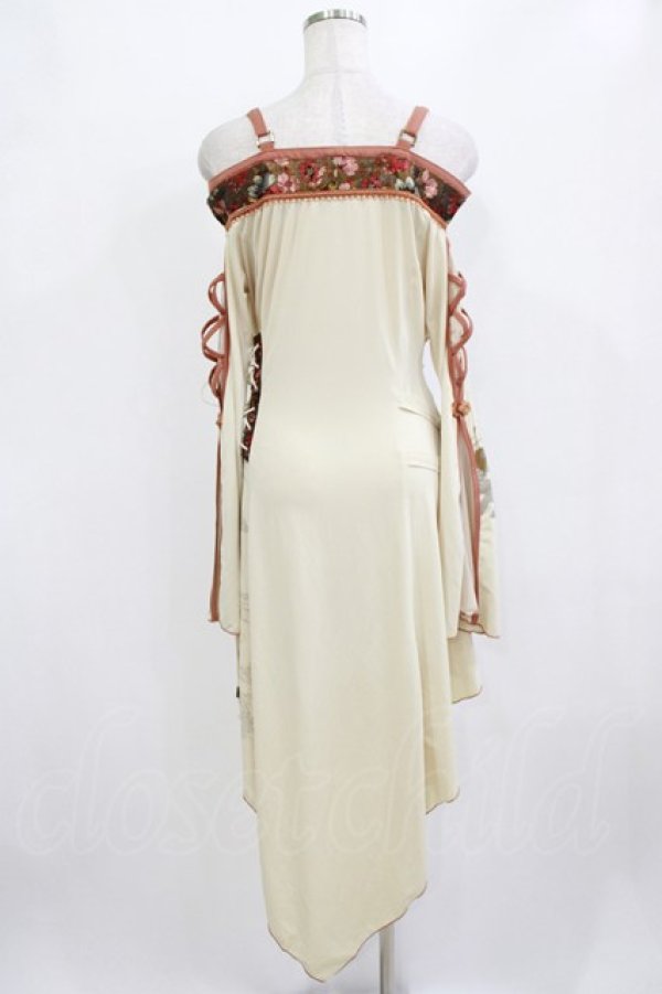 画像3: Ozz oneste / 和チャイナオフショルチュニックカーデ  ベージュ H-26-02-10-033-OO-TO-KB-ZH (3)