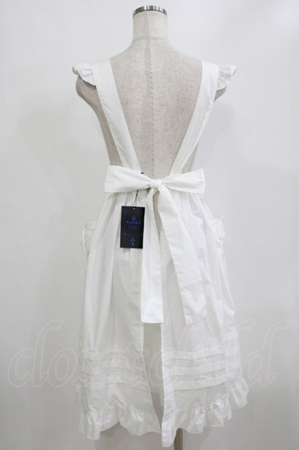 画像3: Moi-meme-Moitie / Gardenia裾タックエプロン  オフホワイト H-26-02-10-042-MO-OP-KB-ZH (3)