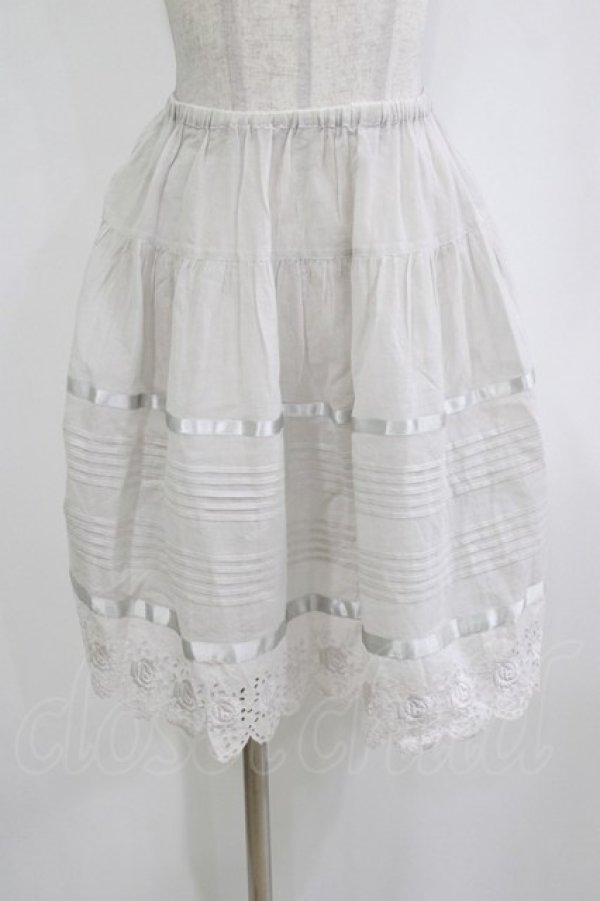 画像1: Emily Temple cute / ローズレースペチコート  グレー H-26-02-10-045-ET-SK-KB-ZH (1)