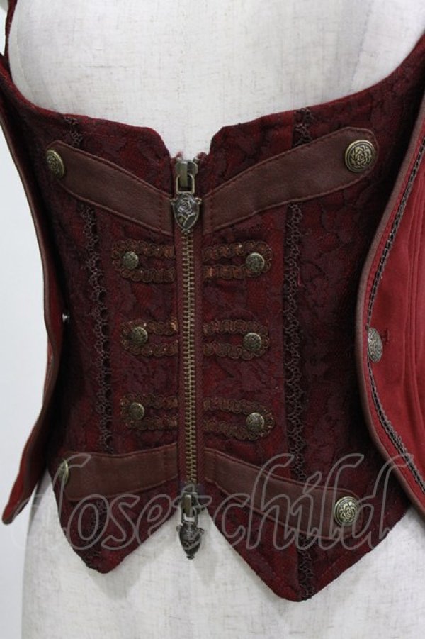 画像4: Ozz oneste / ナポレオン風ホルタービスチェ  ボルドー H-26-02-10-046-OO-TO-KB-ZH (4)