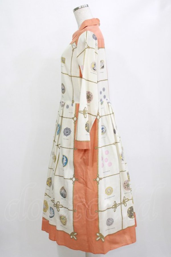 画像2: Jane Marple Dans Le Salon / Precious buttons day dress  mandarin H-26-02-10-006-JM-OP-KB-ZH (2)