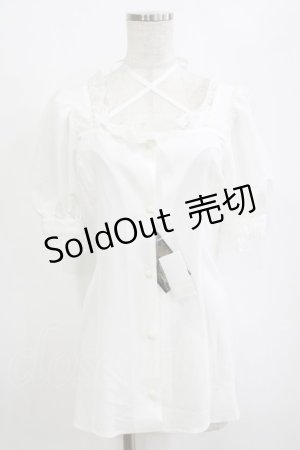 画像: MIHO MATSUDA / ブラウス・デイジ M ホワイト H-26-02-10-054-GO-BL-KB-ZH