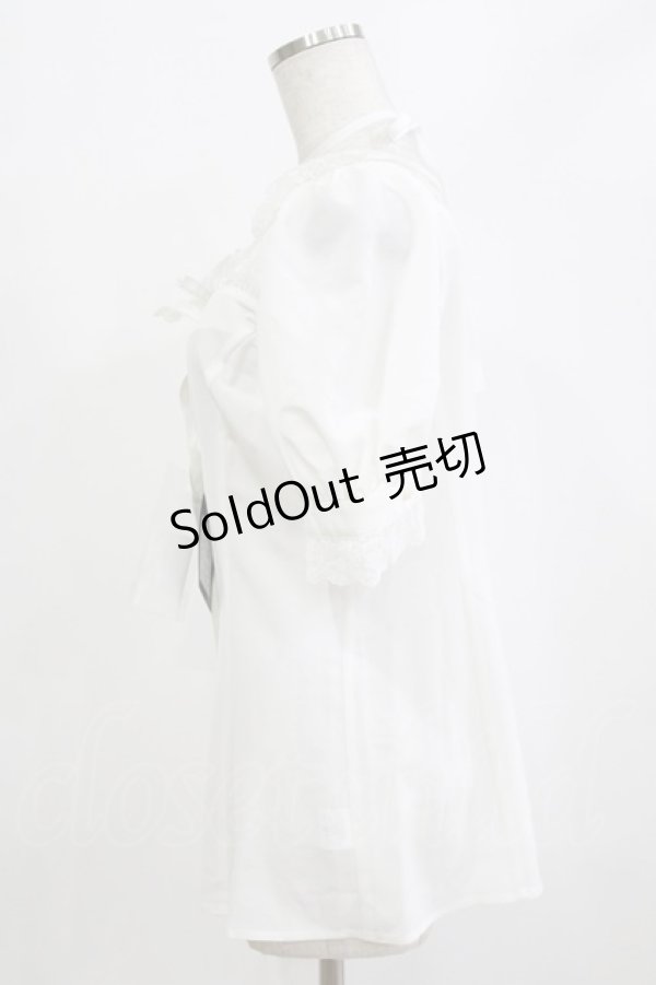 画像2: MIHO MATSUDA / ブラウス・デイジ M ホワイト H-26-02-10-054-GO-BL-KB-ZH (2)