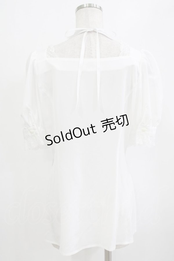 画像3: MIHO MATSUDA / ブラウス・デイジ M ホワイト H-26-02-10-054-GO-BL-KB-ZH (3)
