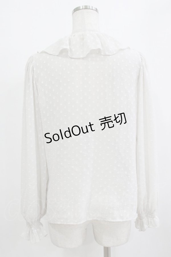 画像3: Leur Getter / ジョーゼットドビーブラウス  グレー H-26-02-10-057-LU-BL-KB-ZH (3)