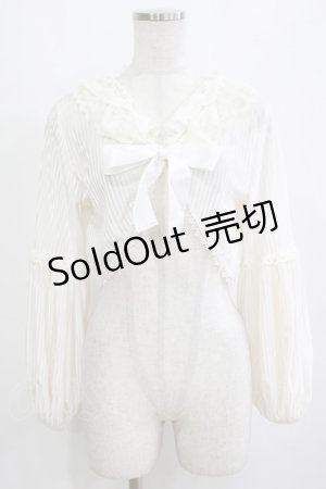 画像: MR corset / レースリボンボレロ  オフホワイト H-26-02-10-059-PU-TO-KB-ZH