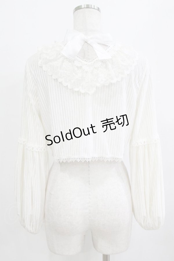 画像3: MR corset / レースリボンボレロ  オフホワイト H-26-02-10-059-PU-TO-KB-ZH (3)