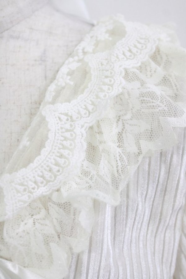 画像4: MR corset / レースリボンボレロ  オフホワイト H-26-02-10-059-PU-TO-KB-ZH (4)